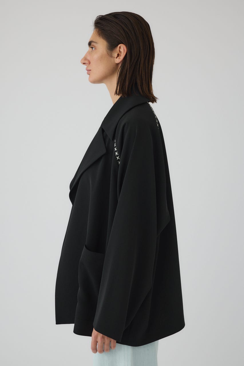 3/4 order start Hidden detail over trench BLK FREE