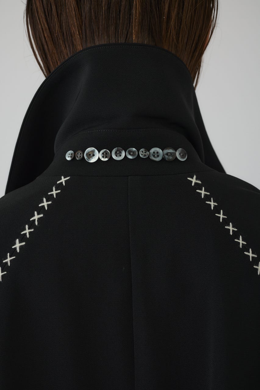 3/4 order start Hidden detail over trench BLK FREE