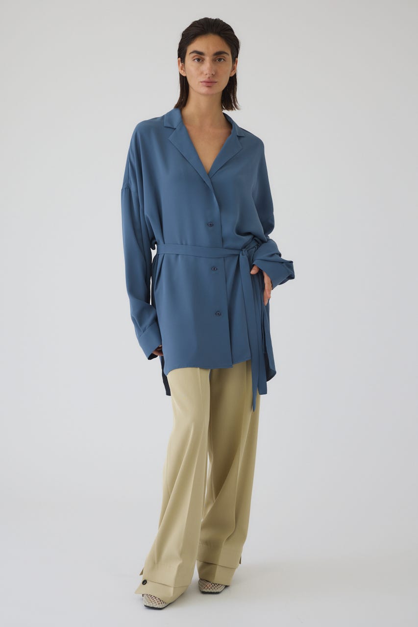 3/18- order start Open collar relax SH D/BLU FREE