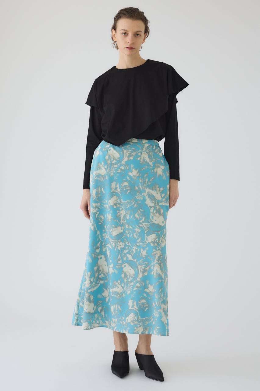 1/1- order start Air turbulence painting skirt L/BLU 36