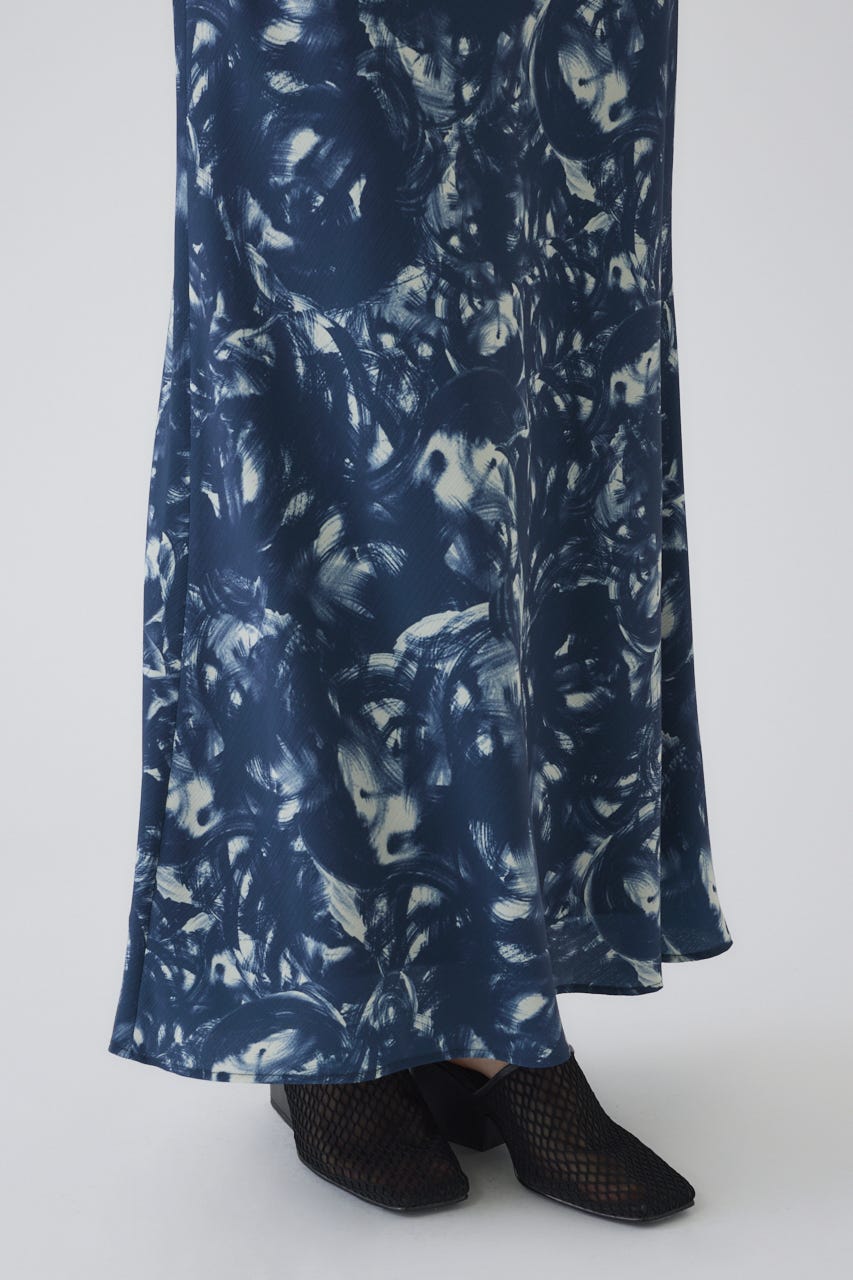 1/1- order start Air turbulence painting skirt NVY 38