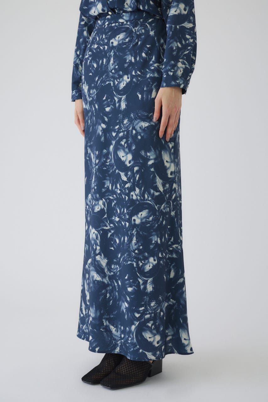 1/1- order start Air turbulence painting skirt NVY 38