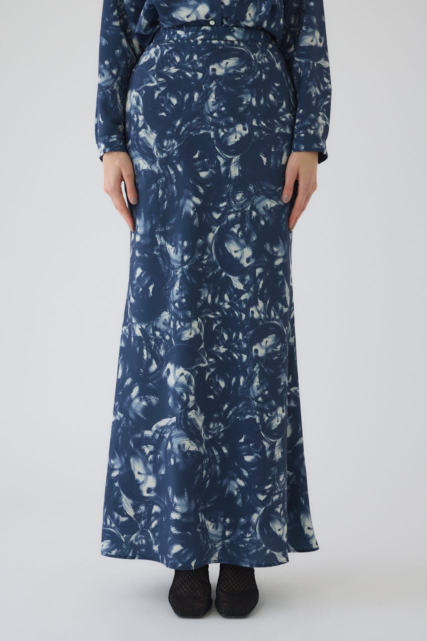 1/1- order start Air turbulence painting skirt NVY 38