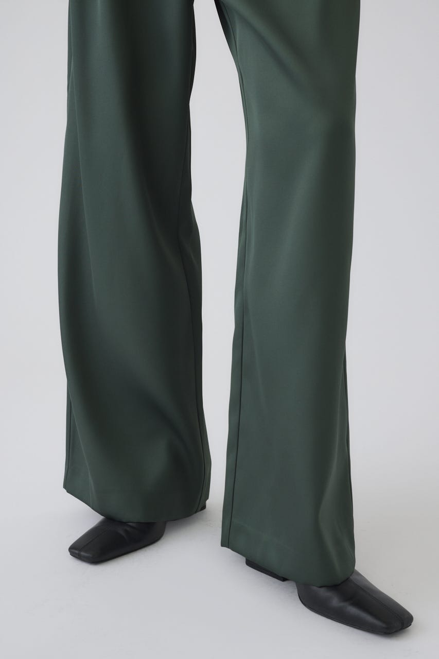3/4 order start Hidden detail wide pants GRN 36
