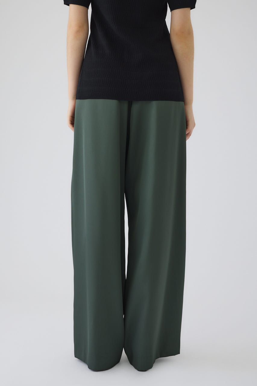 3/4 order start Hidden detail wide pants GRN 36