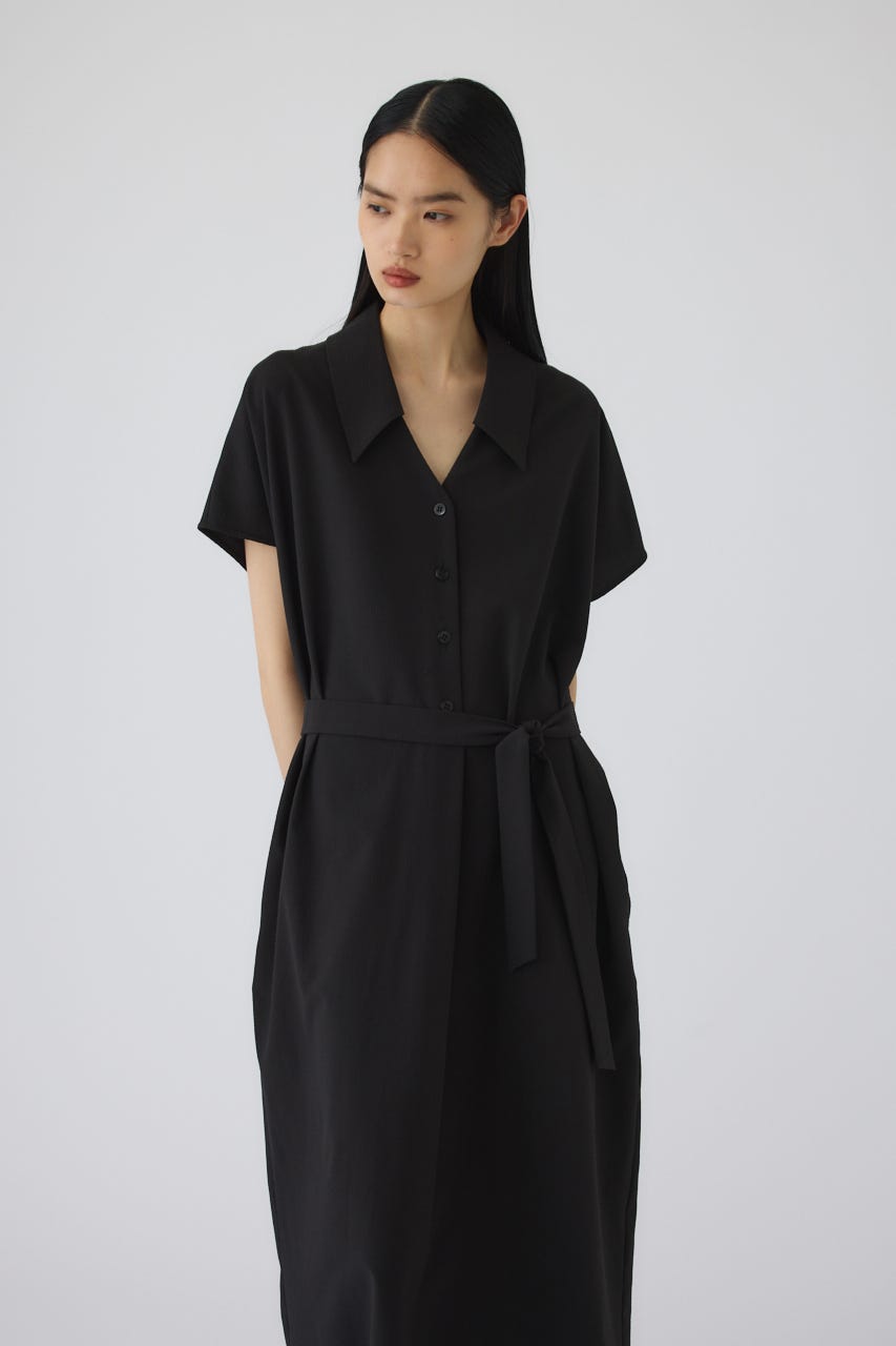 5/1- order start Wide relax summer dress BLK 36
