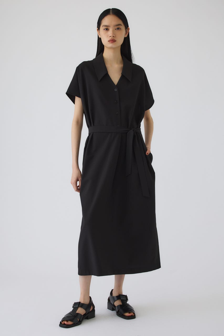 5/1- order start Wide relax summer dress BLK 36