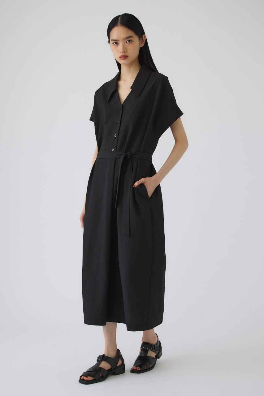 5/1- order start Wide relax summer dress BLK 36