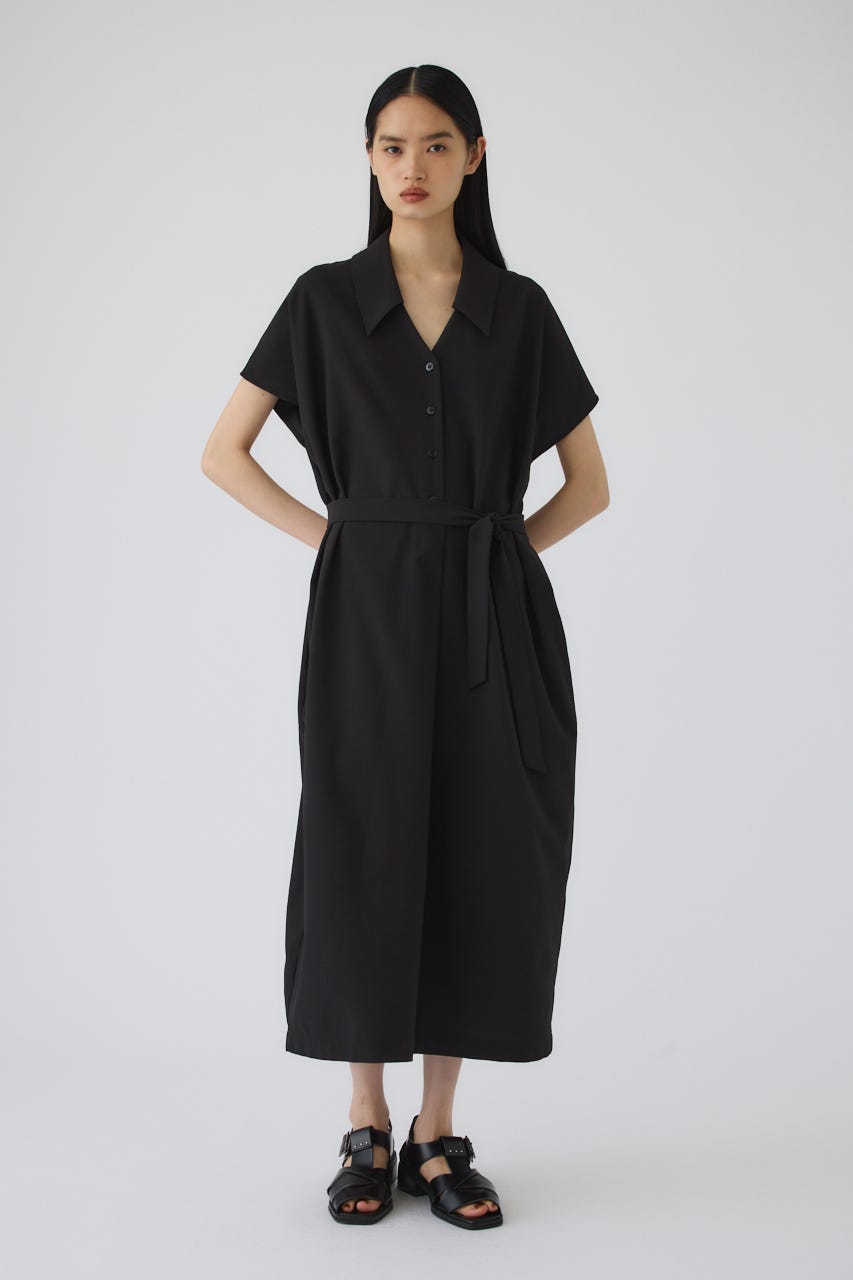 5/1- order start Wide relax summer dress BLK 36
