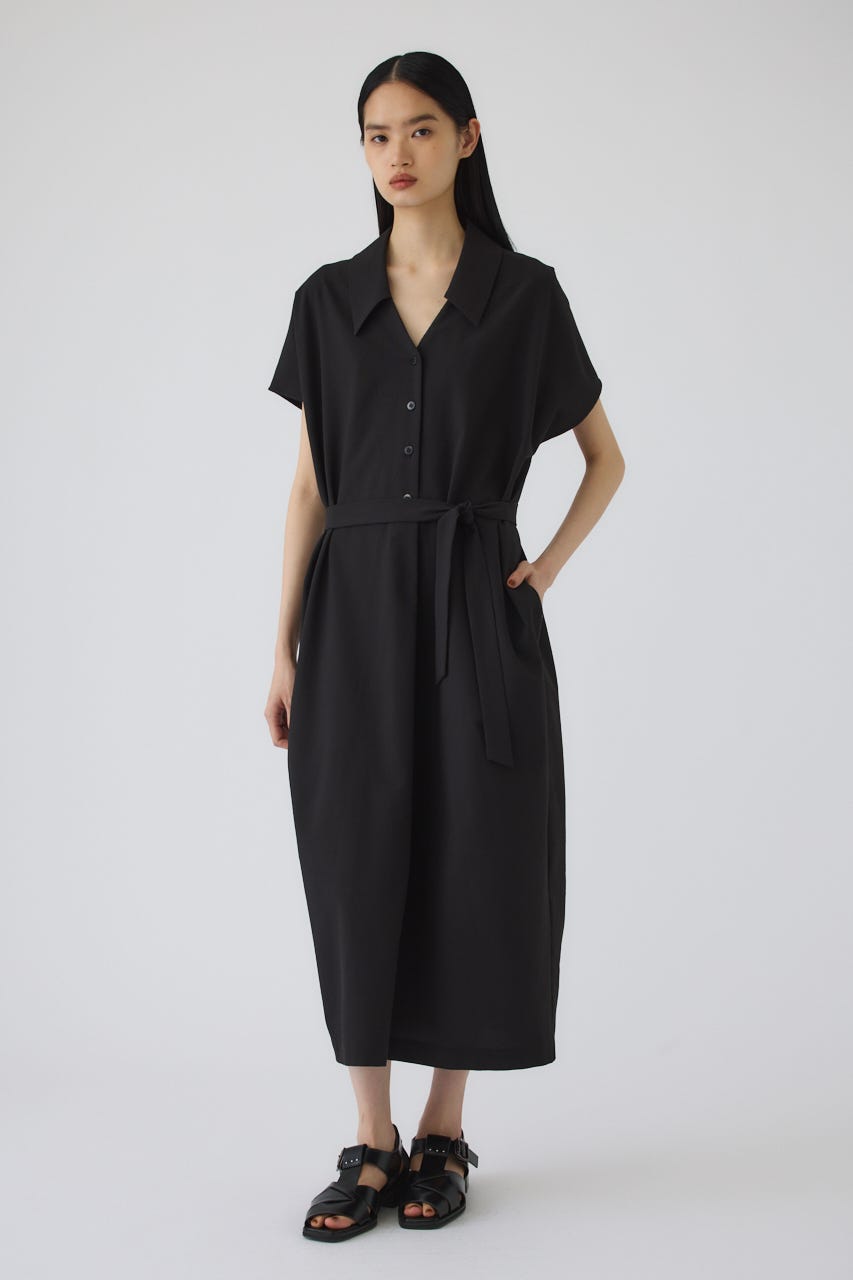 5/1- order start Wide relax summer dress BLK 36