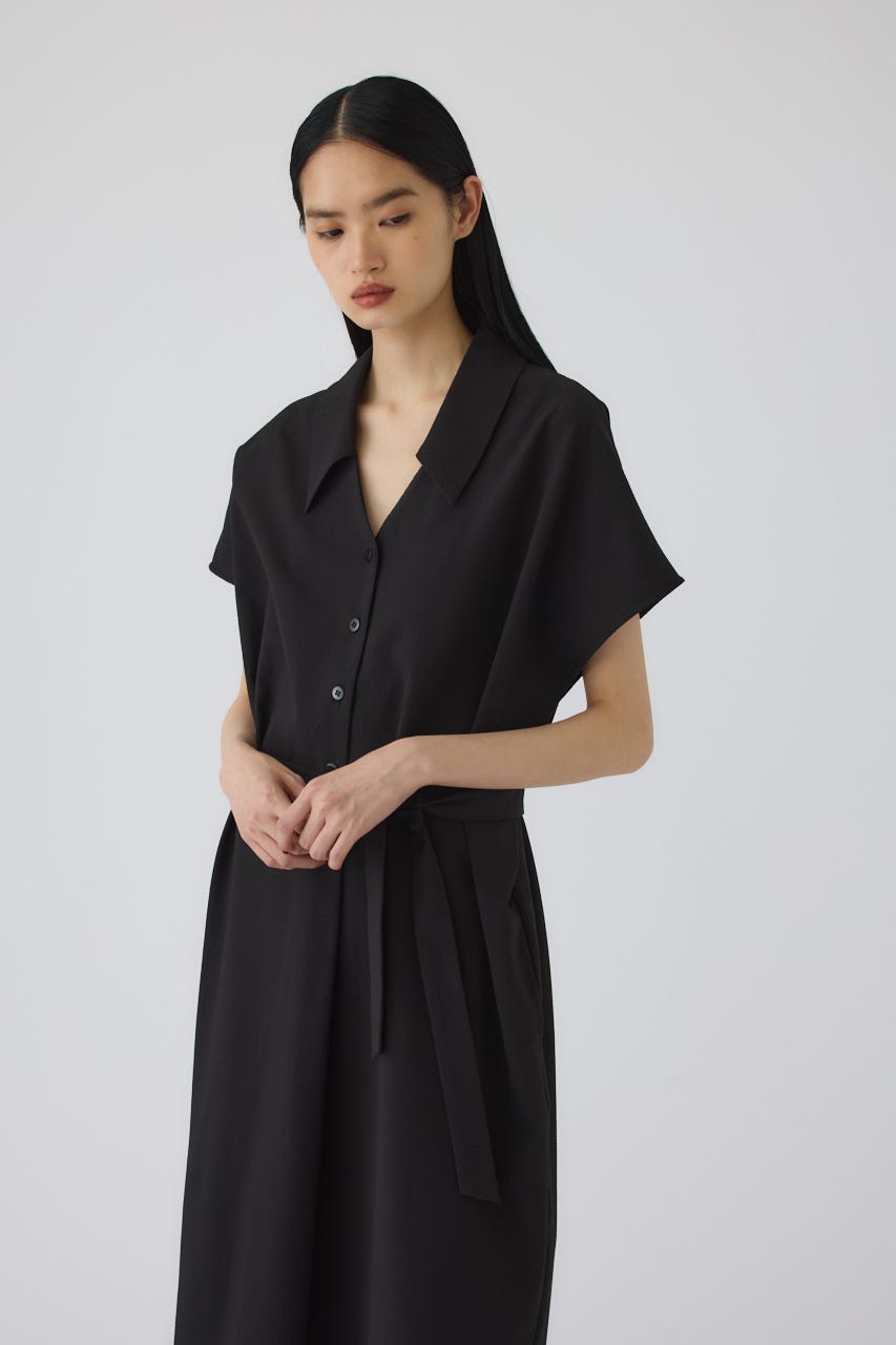 5/1- order start Wide relax summer dress BLK 36