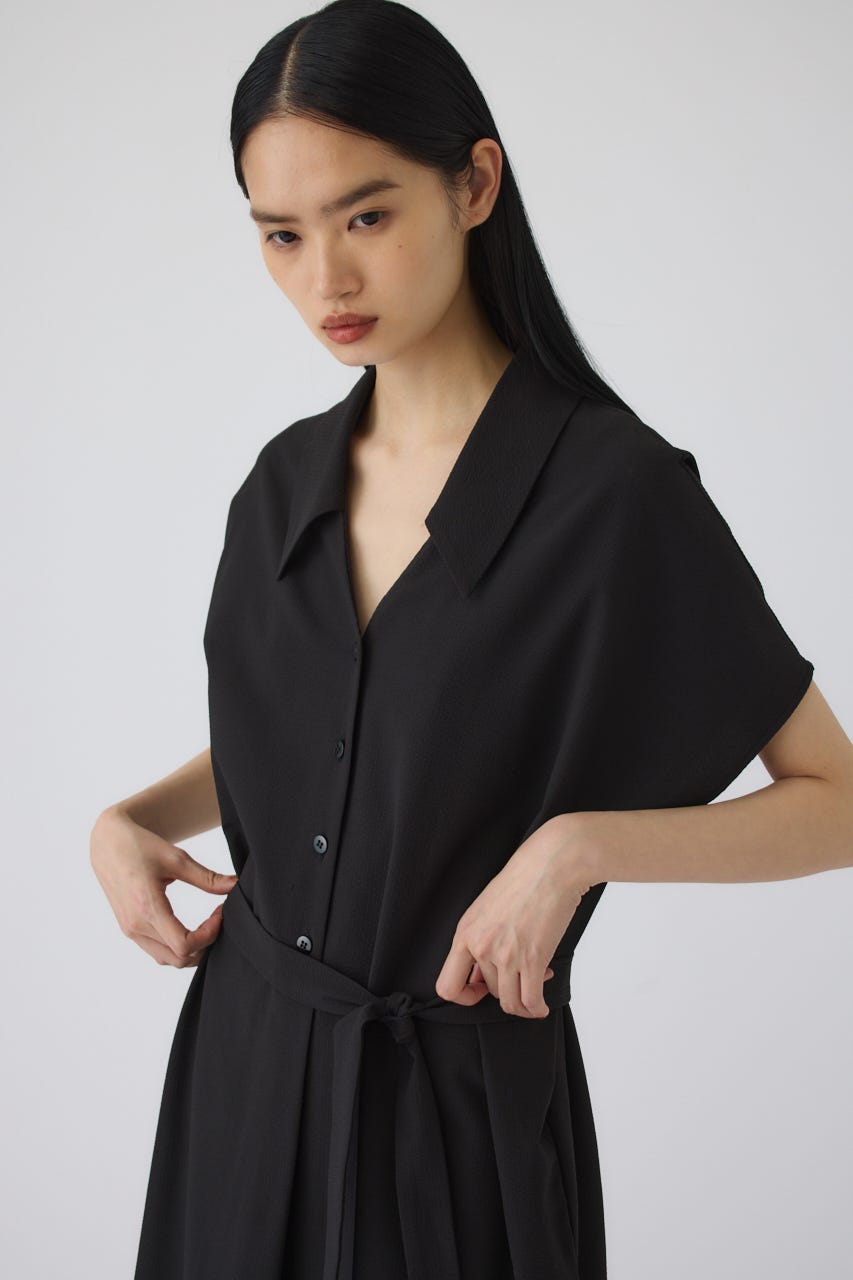 5/1- order start Wide relax summer dress BLK 36