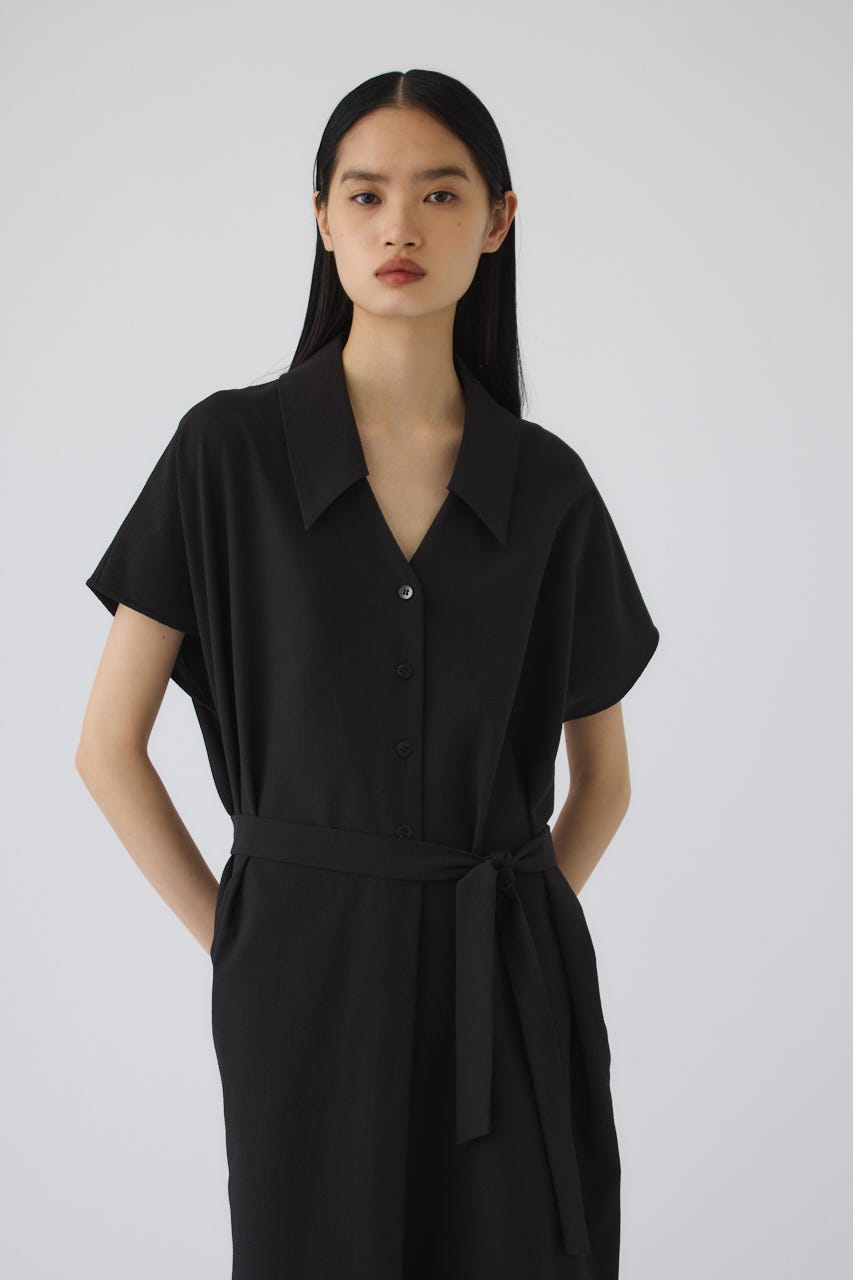 5/1- order start Wide relax summer dress BLK 36