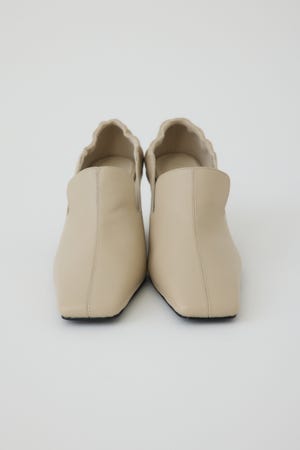 3/4 order start Leather square toe heel