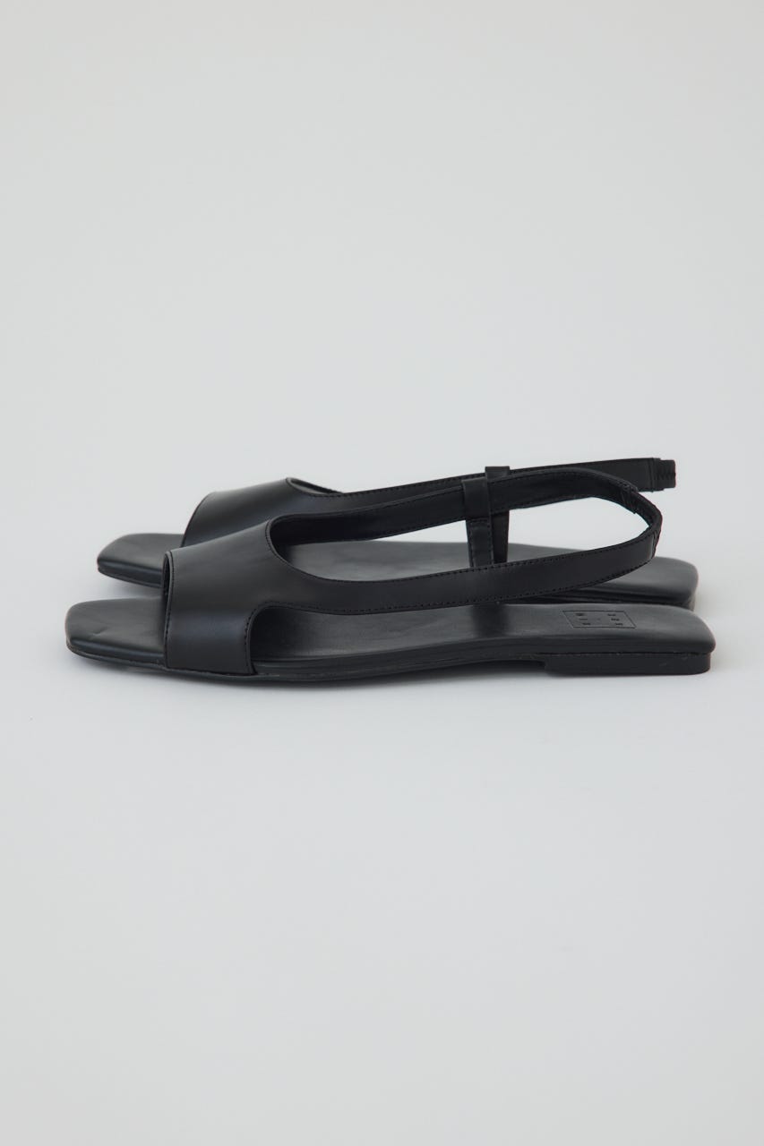 4/15- order start Minimal leather sandal BLK 39
