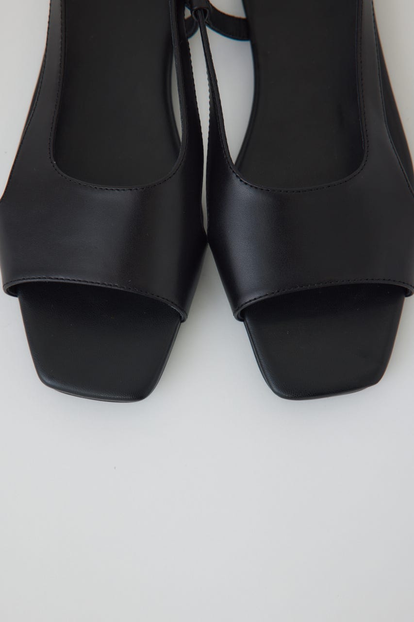 4/15- order start Minimal leather sandal BLK 39