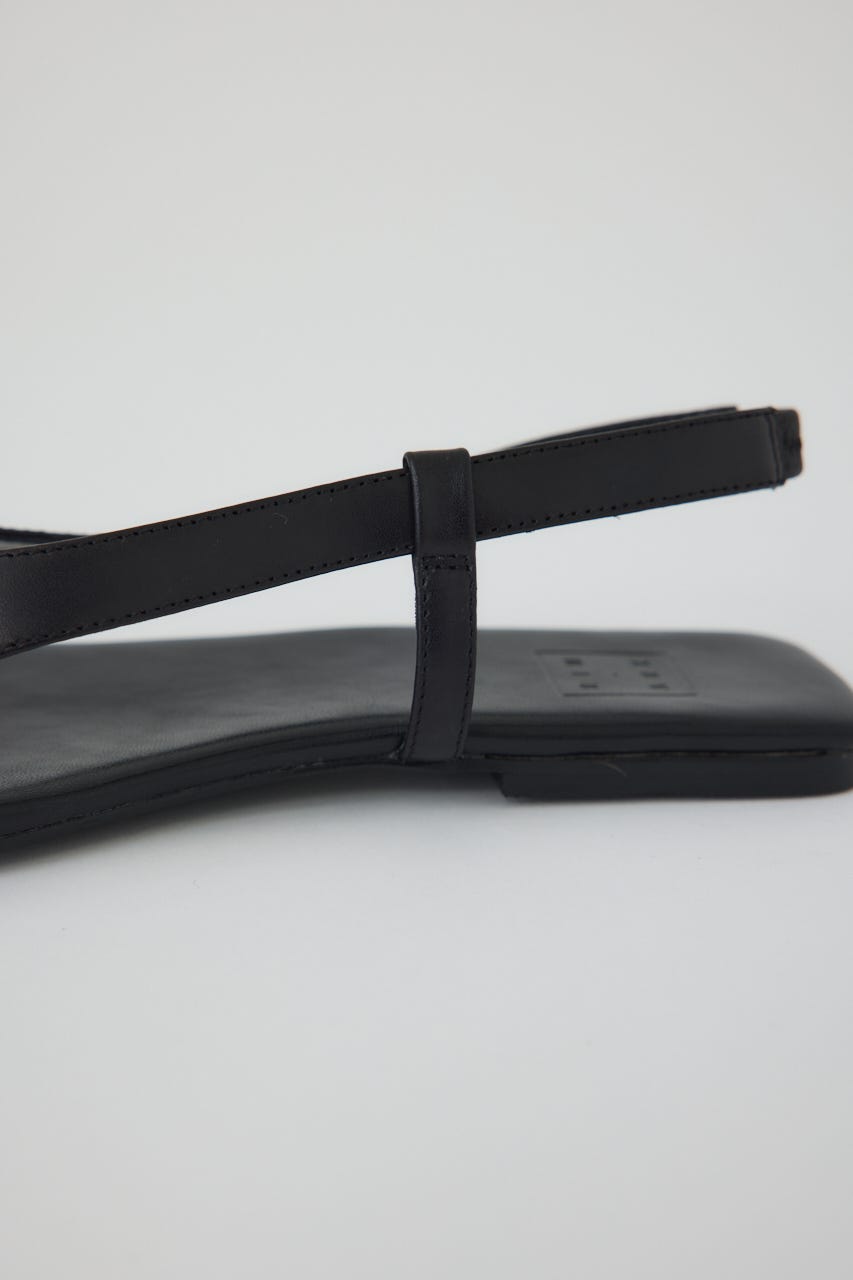 4/15- order start Minimal leather sandal BLK 39