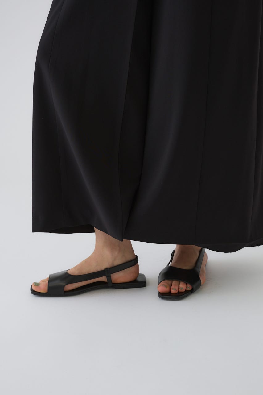 4/15- order start Minimal leather sandal BLK 39