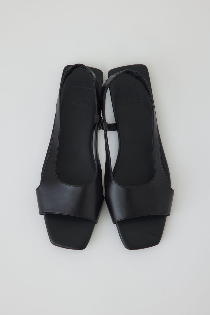 4/15- order start Minimal leather sandal BLK 39