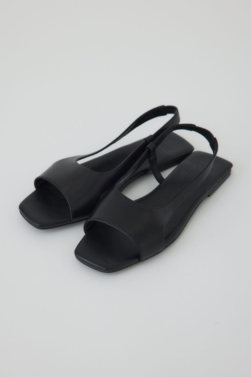 4/15- order start Minimal leather sandal BLK 39