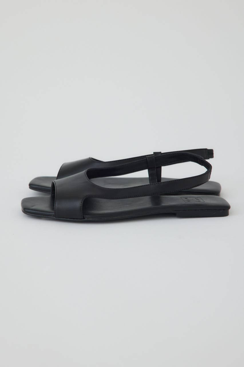 4/15- order start Minimal leather sandal BLK 39