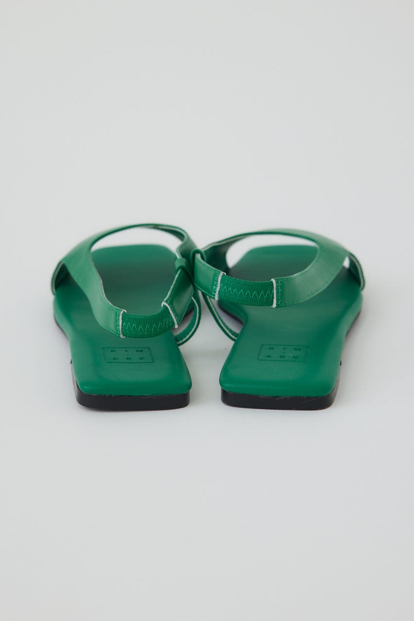 4/15- order start Minimal leather sandal GRN 37
