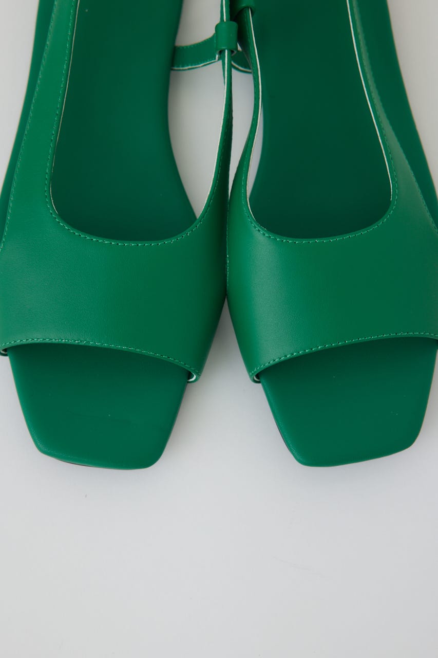 4/15- order start Minimal leather sandal GRN 37