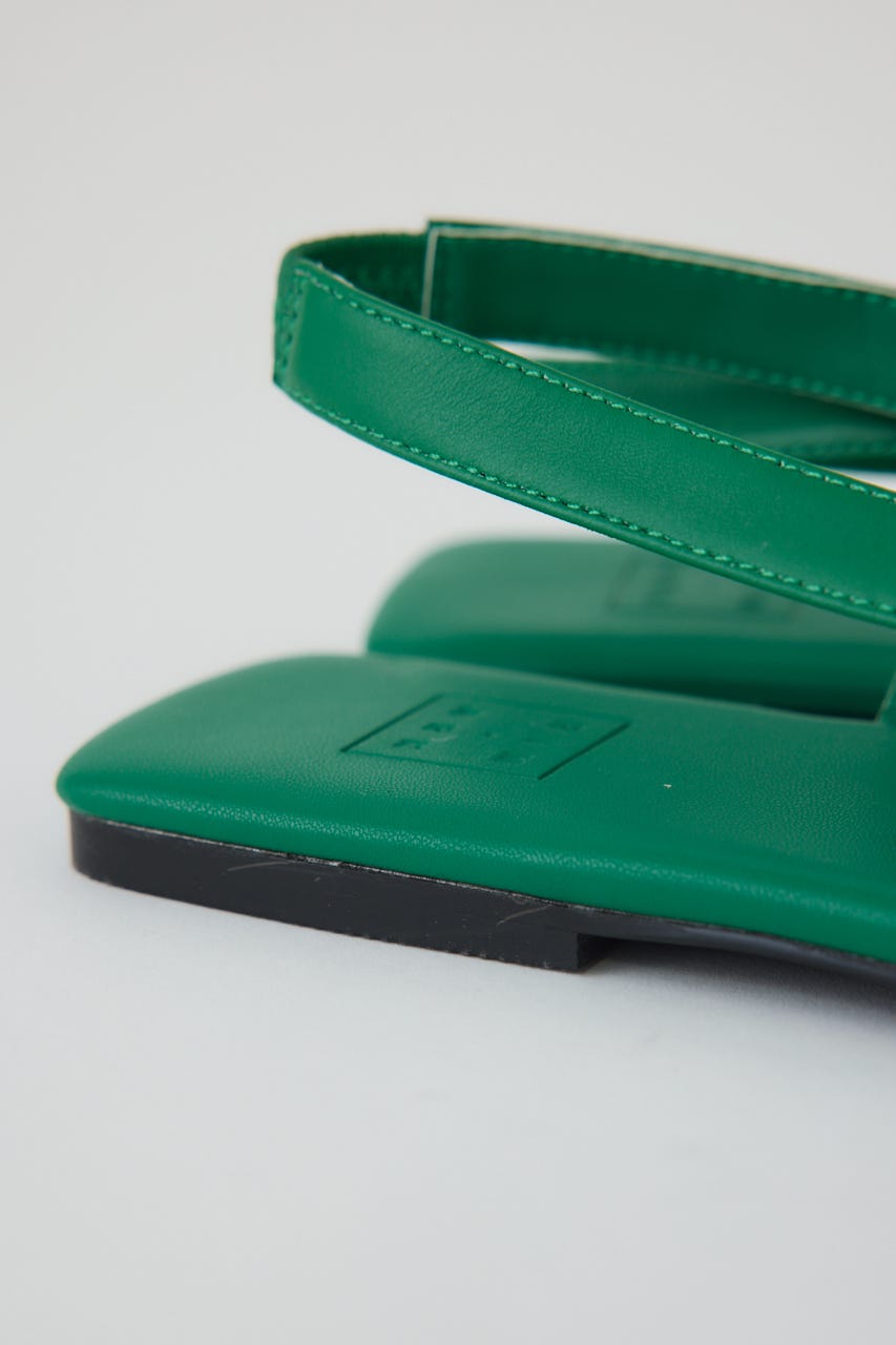 4/15- order start Minimal leather sandal GRN 37