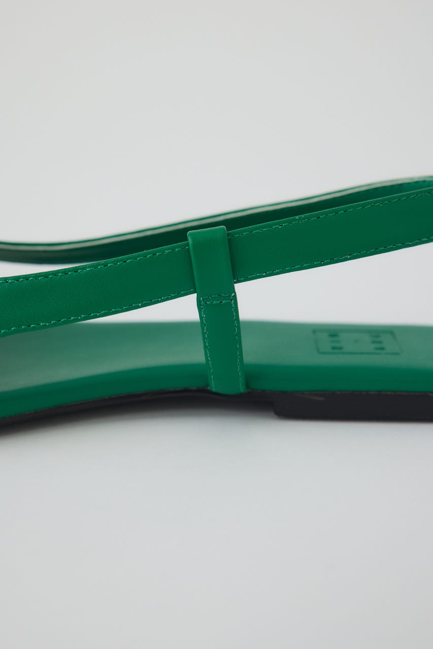 4/15- order start Minimal leather sandal GRN 37