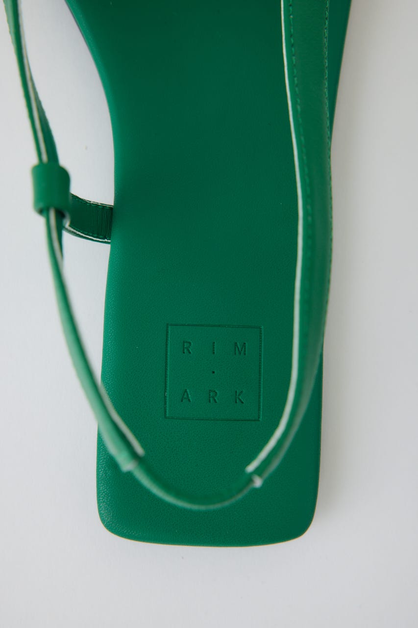 4/15- order start Minimal leather sandal GRN 37