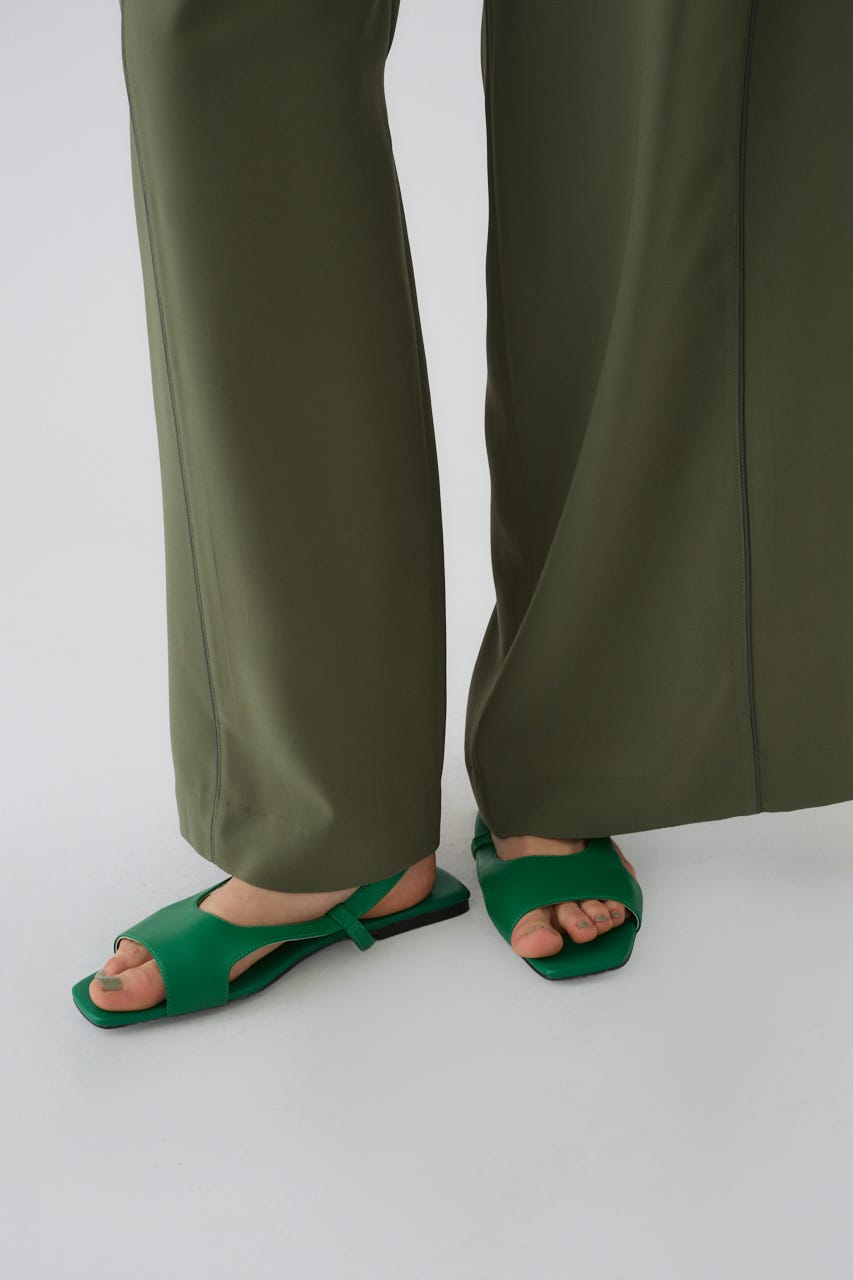 4/15- order start Minimal leather sandal GRN 37