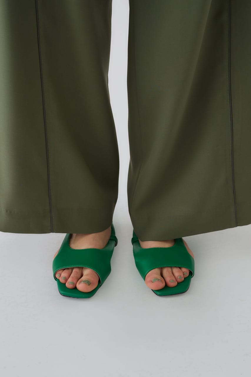 4/15- order start Minimal leather sandal GRN 37