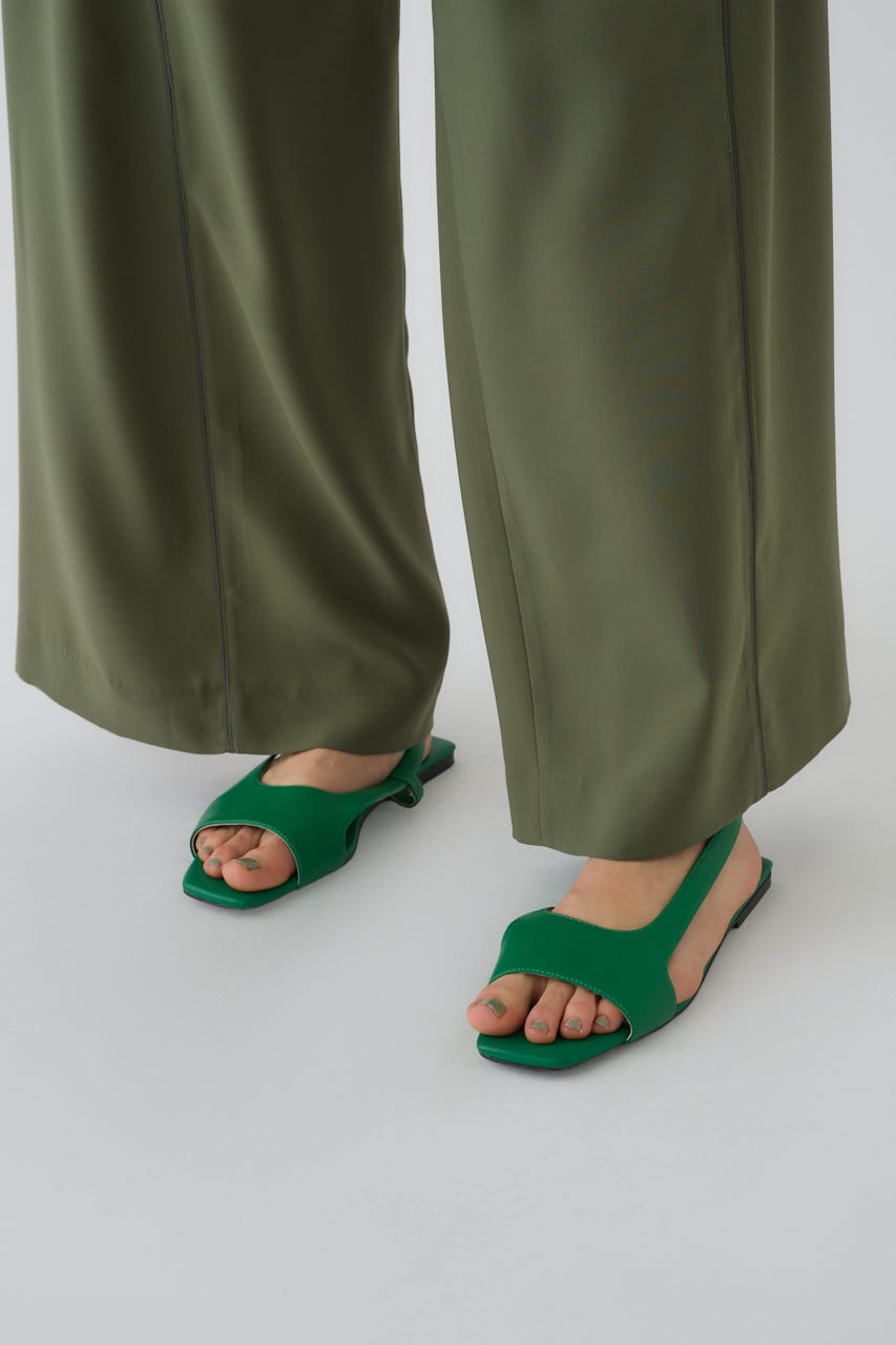 4/15- order start Minimal leather sandal GRN 37