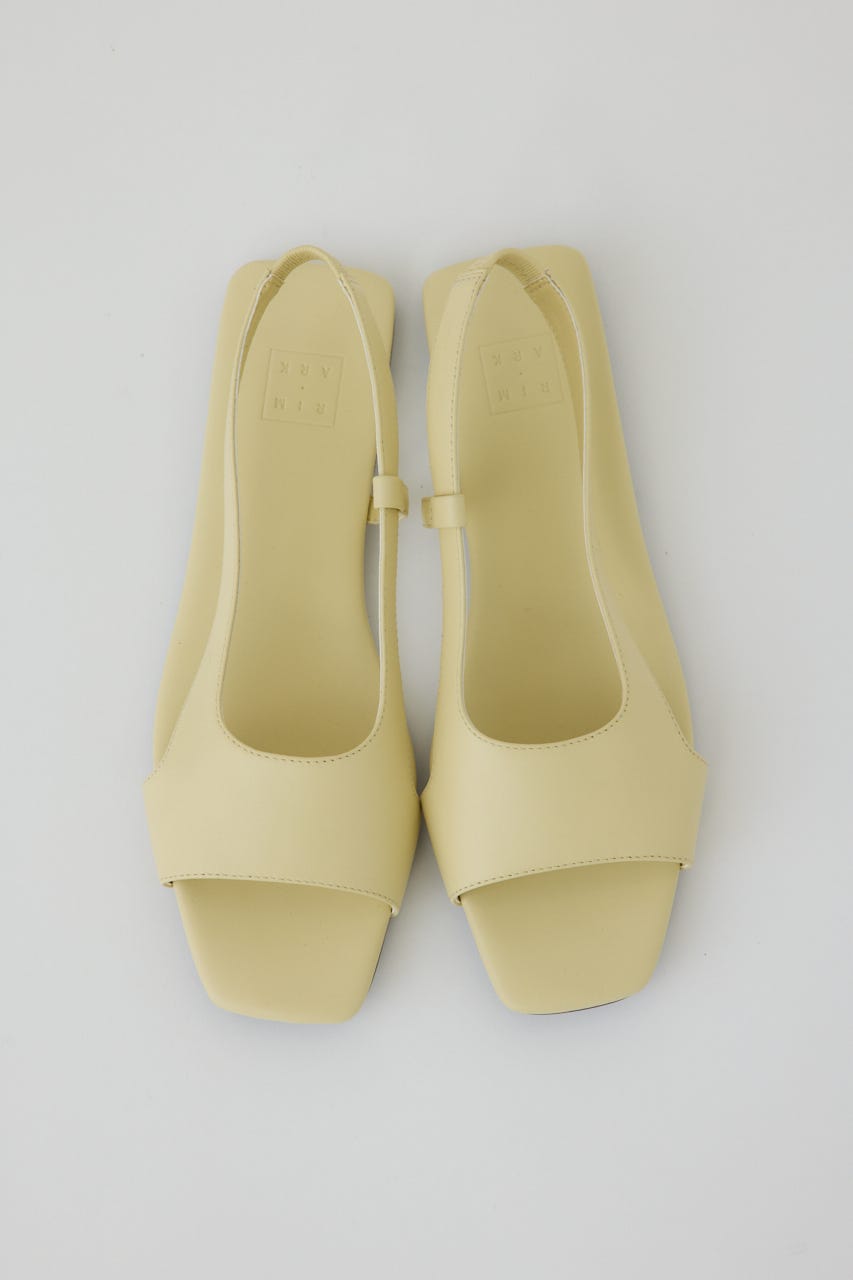 4/15- order start Minimal leather sandal L/YEL 36