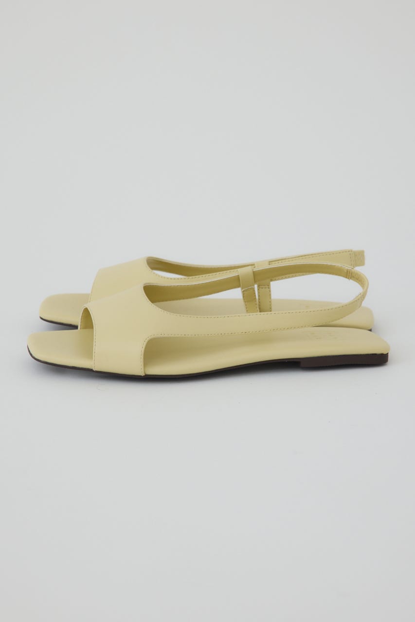 4/15- order start Minimal leather sandal L/YEL 36