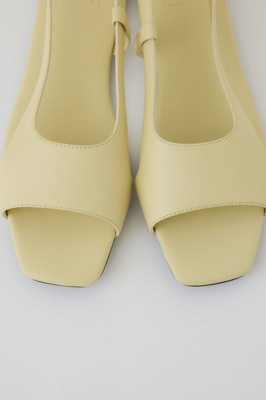 4/15- order start Minimal leather sandal L/YEL 36