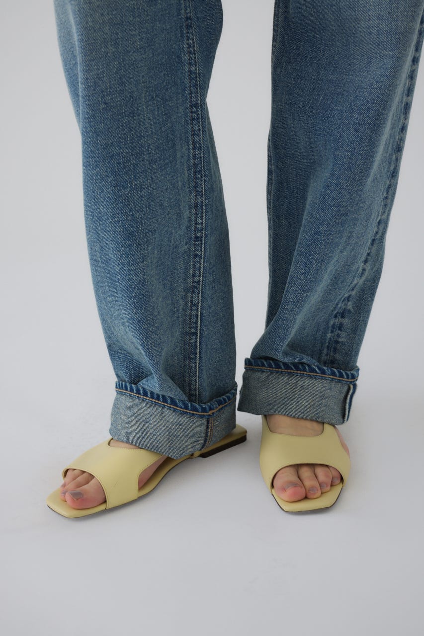 4/15- order start Minimal leather sandal L/YEL 36