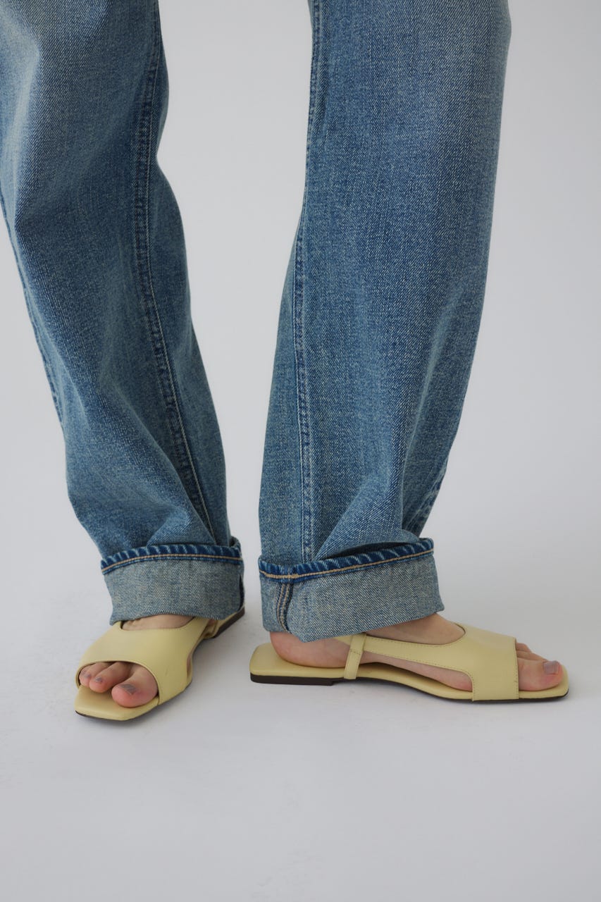 4/15- order start Minimal leather sandal L/YEL 36