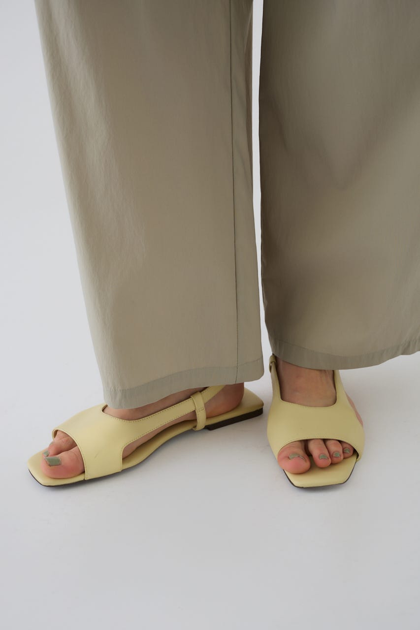 4/15- order start Minimal leather sandal L/YEL 36