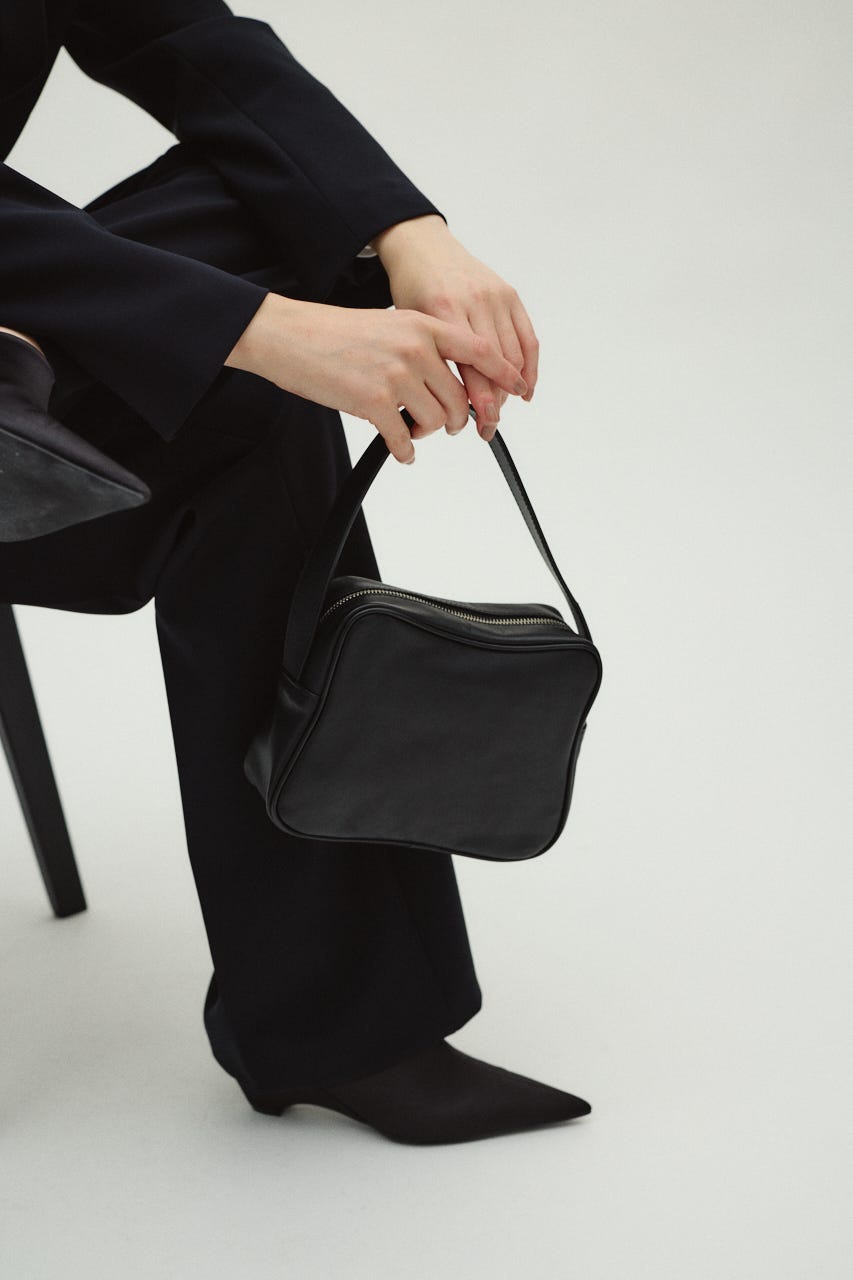 1/1- order start Boston leather mini bag BLK FREE