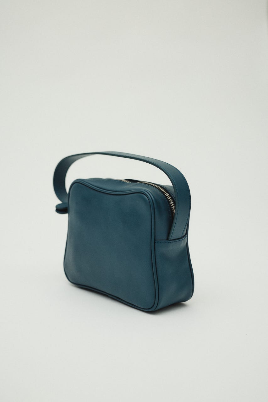 1/1- order start Boston leather mini bag D/BLU FREE