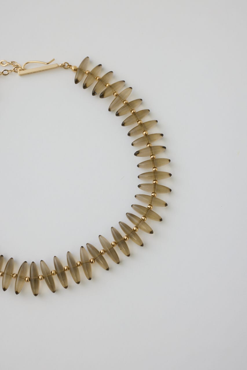 3/4 order start Continuous object necklace BRN FREE