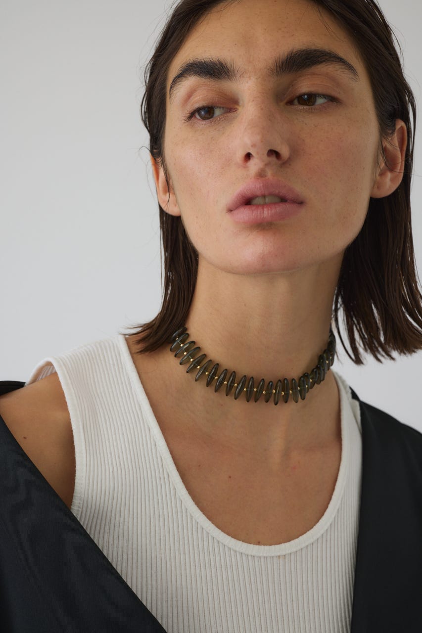 3/4 order start Continuous object necklace D/GRN FREE