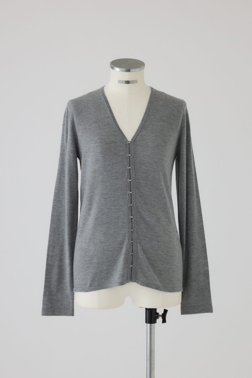 1/1- order start Many hook V neck tops GRY FREE