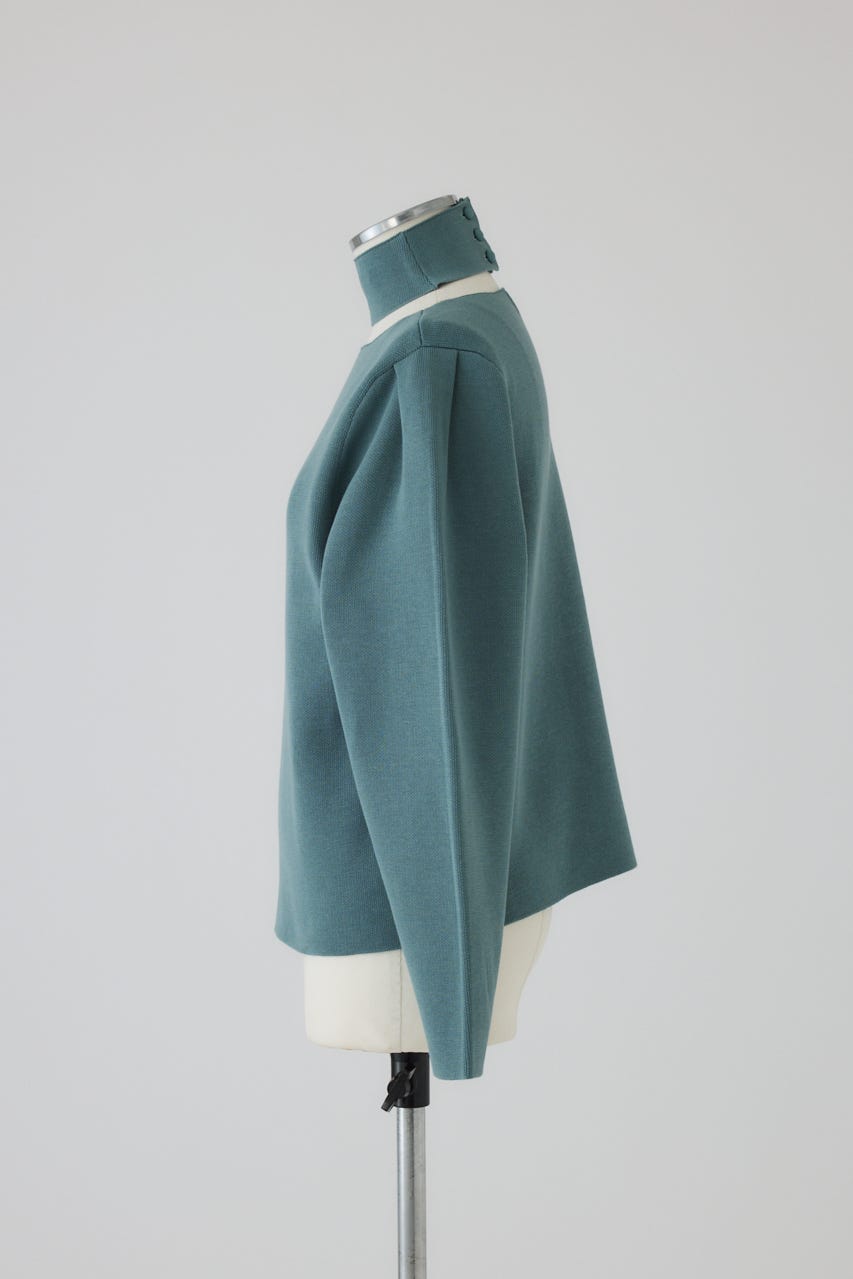 12/17- order start Neck parts knit tops BLU FREE