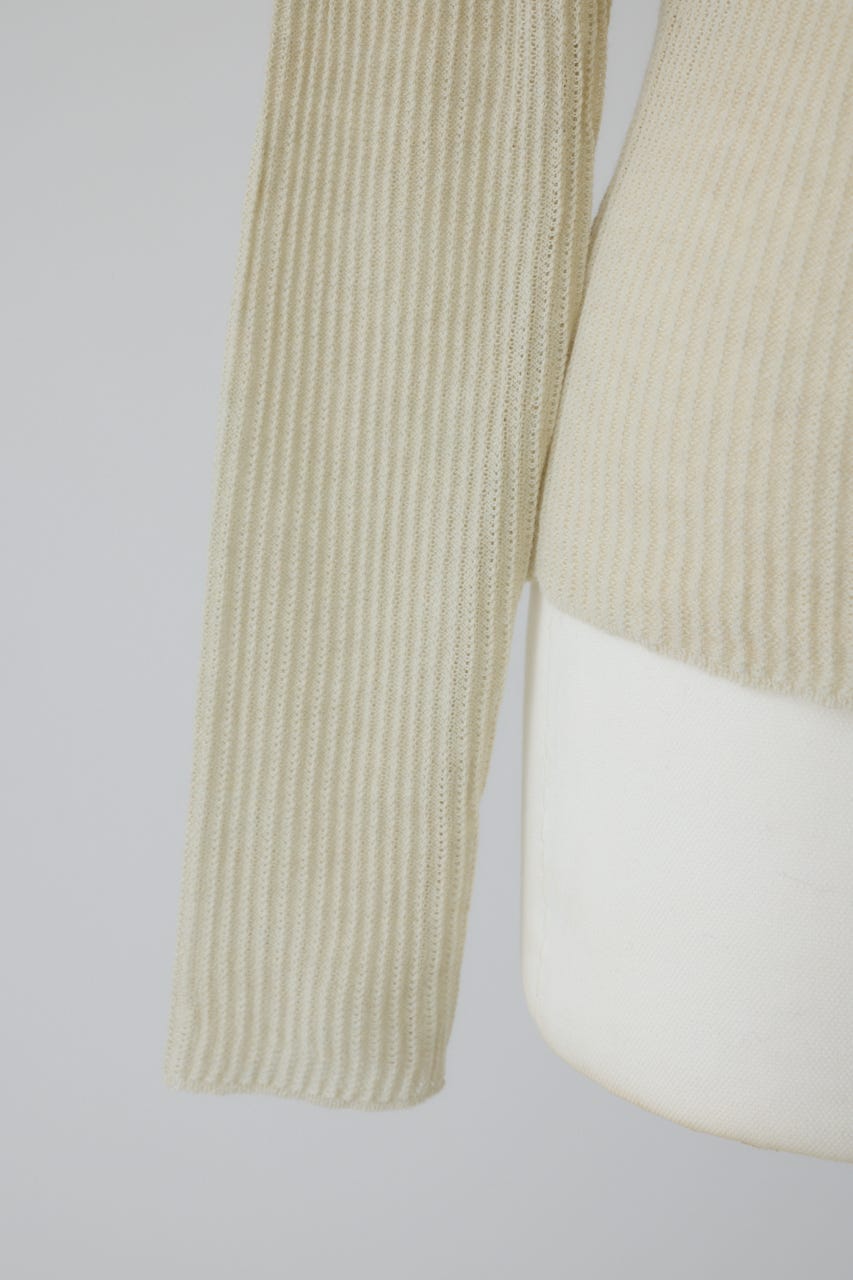 2/4- order start Sheer rib spring knit BEG FREE