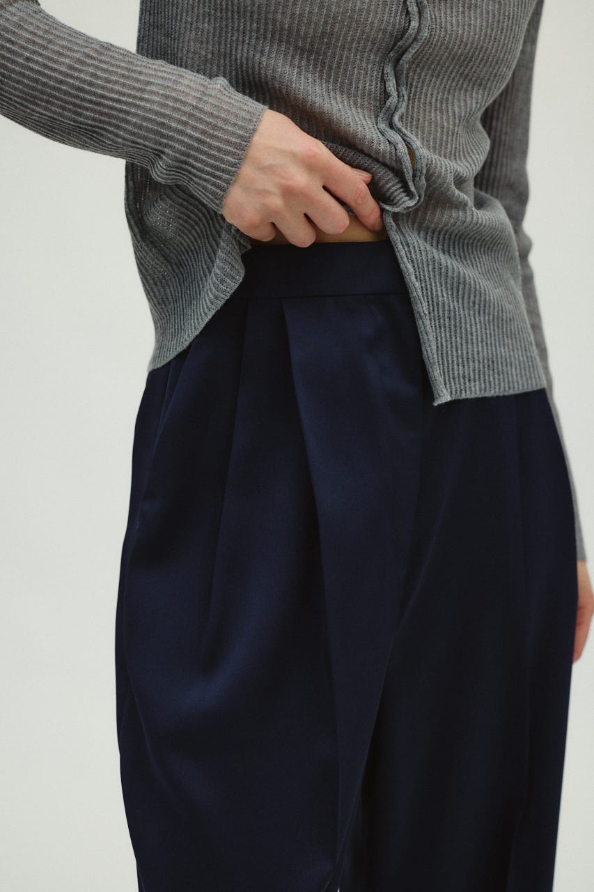 2/4- order start Sheer rib spring knit GRY FREE