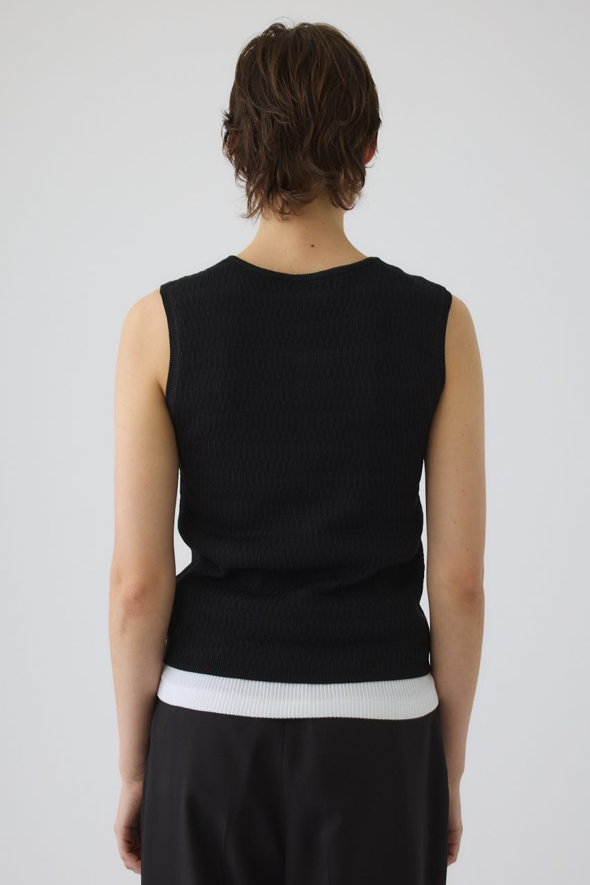 Round neck hook tank BLK FREE