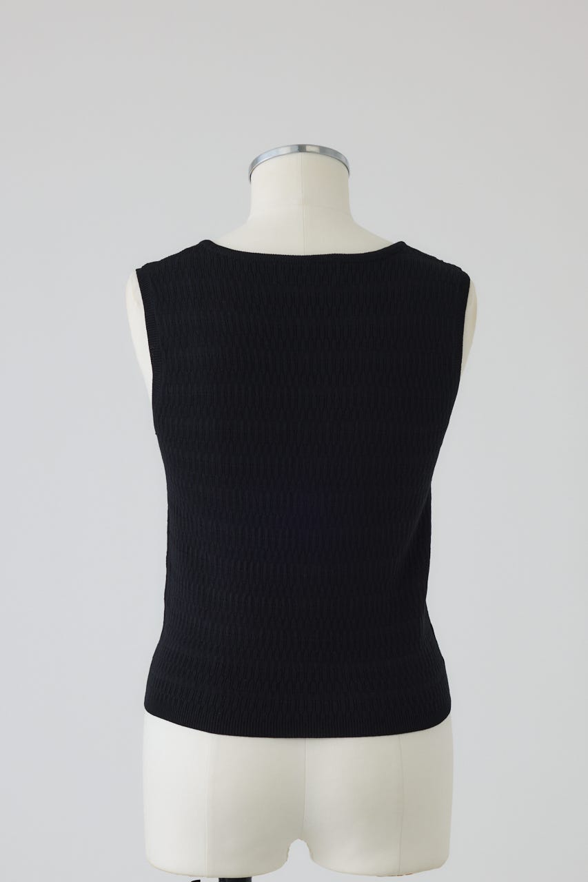 Round neck hook tank BLK FREE