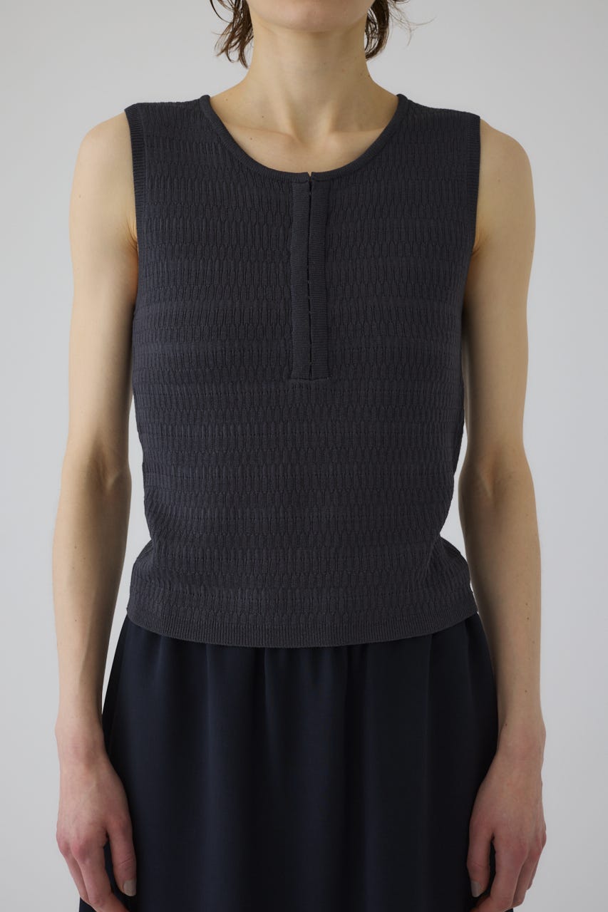 5/1- order start Round neck hook tank GRY FREE